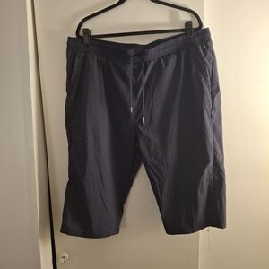 Gradual Women's Navy Blue Athletic Cropped Joggers